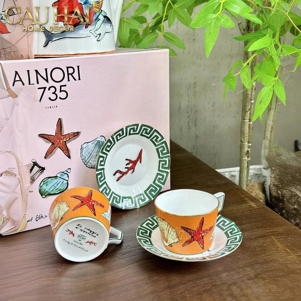 Maison Couture - Set Bình Trà. Ginori Labirito Verde Héritage Tea Set 5 Pcs Giftbox-SET BÌNH TRÀ-CẬU HAI HOME DECOR