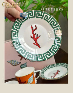 Maison Couture - Set Bình Trà. Ginori Labirito Verde Héritage Tea Set 5 Pcs Giftbox-SET BÌNH TRÀ-CẬU HAI HOME DECOR