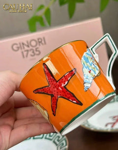 Maison Couture - Set Bình Trà. Ginori Labirito Verde Héritage Tea Set 5 Pcs Giftbox-SET BÌNH TRÀ-CẬU HAI HOME DECOR