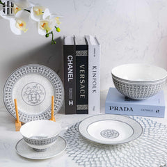 Maison Couture - Set Chén Dĩa 1 Người - Le Gris D'Héritage Mosaique H Class 6Pcs-SET CHÉN DĨA-CẬU HAI HOME DECOR