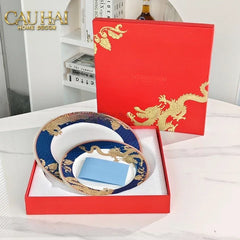 Maison Couture - Set Chén Dĩa Bàn Ăn Long Phụng Eternal Ascendant Tableware Collection-CẬU HAI HOME DECOR
