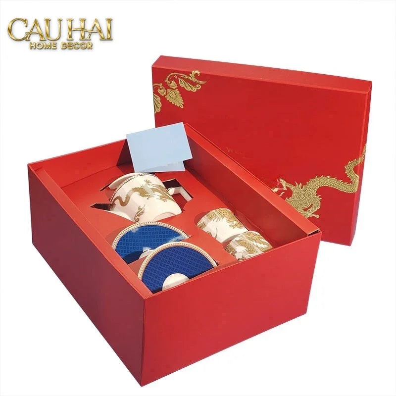 Maison Couture - Set Chén Dĩa Bàn Ăn Long Phụng Eternal Ascendant Tableware Collection-CẬU HAI HOME DECOR