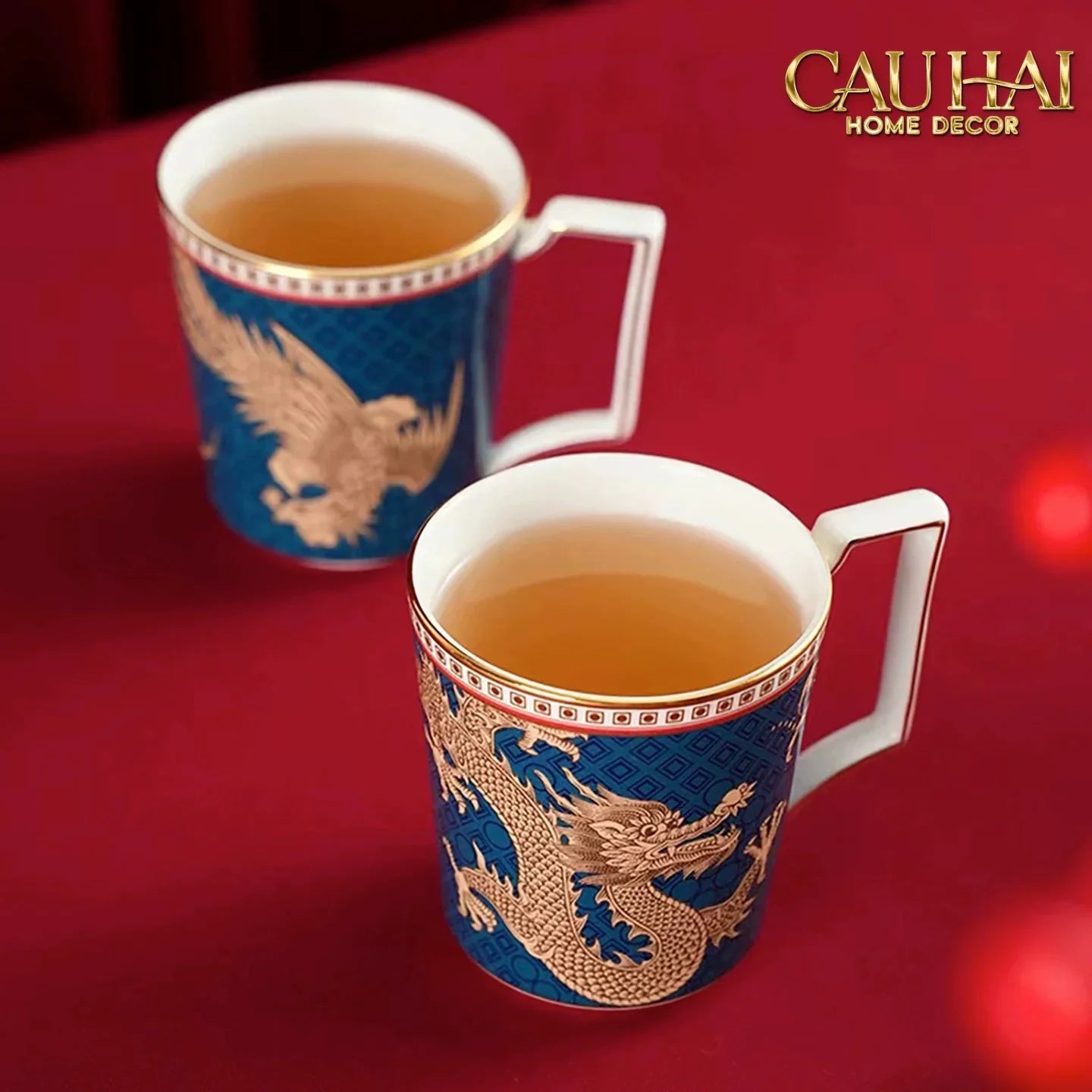 Maison Couture - Set Chén Dĩa Bàn Ăn Long Phụng Eternal Ascendant Tableware Collection-CẬU HAI HOME DECOR