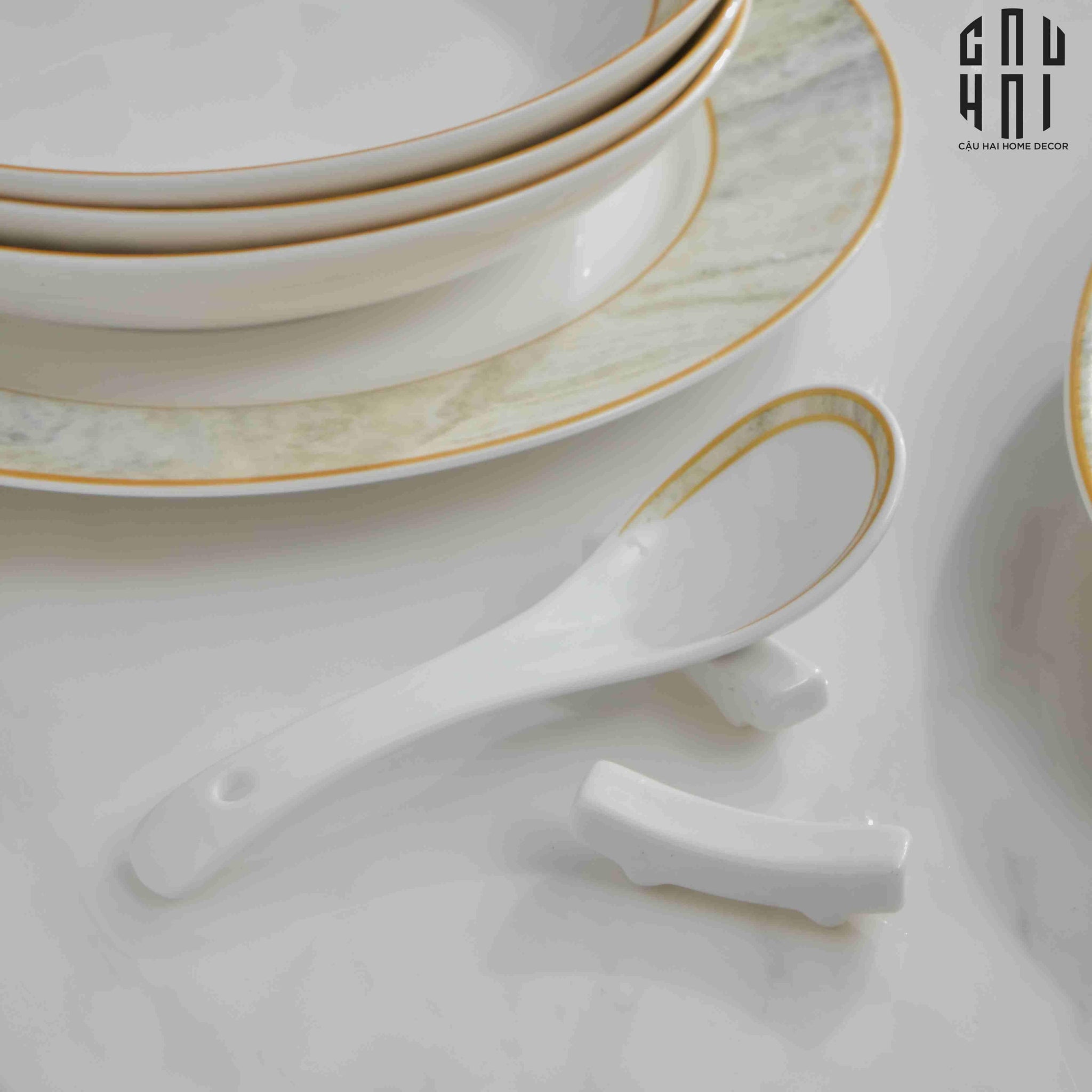Maison Couture - Set Chén Dĩa La Saturne D'Or 58Pcs-SET CHÉN DĨA-CẬU HAI HOME DECOR