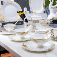 Maison Couture - Set Chén Dĩa L'Éclat Royal 60Pcs-SET CHÉN DĨA-CẬU HAI HOME DECOR