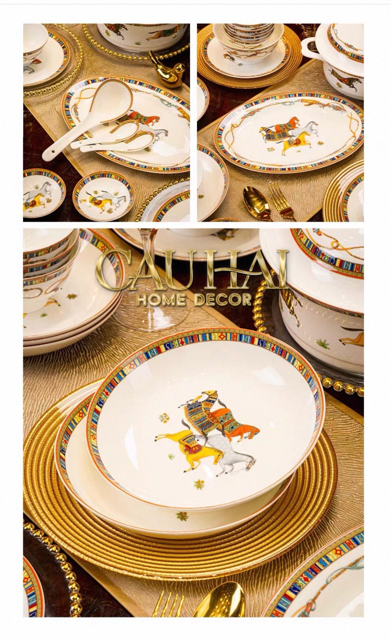 Maison Couture - Set Chén Dĩa Legacy Premium 56Pcs-CẬU HAI HOME DECOR