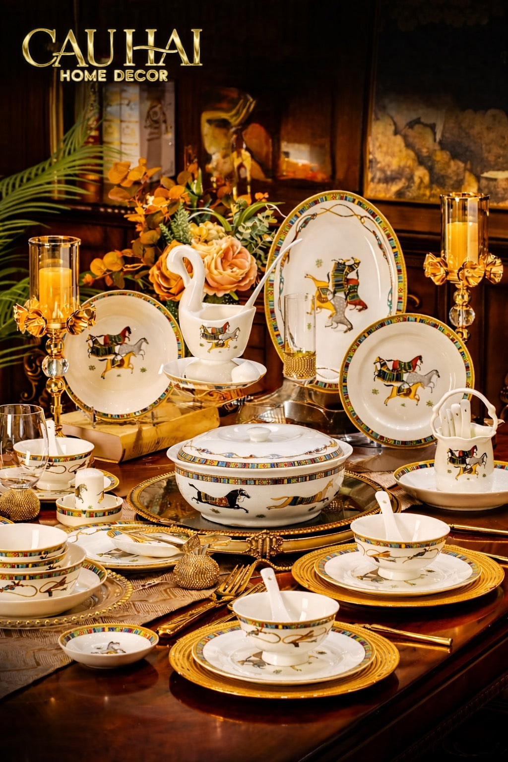 Maison Couture - Set Chén Dĩa Legacy Premium 56Pcs-CẬU HAI HOME DECOR