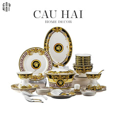maison-couture-set-chen-dia-medusa-v-class-signature-prestige-gala-nero-oro-barocco-48pcs-set-chen-dia-cau-hai-home-decor - CẬU HAI HOME DECOR