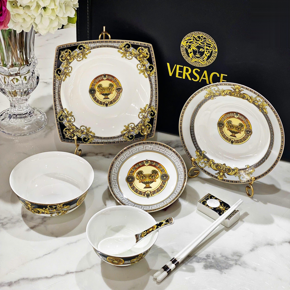 Maison Couture - Set Chén Dĩa 1 Người -  Palais De Medusa V Class Dinner Set 8Pcs