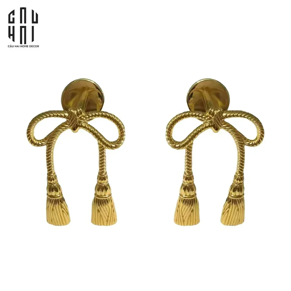 Maison Couture - Set Cột Màn Đồng Brasson Royal Bows Curtain Tieback 2Pcs-CẬU HAI HOME DECOR