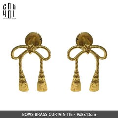 Maison Couture - Set Cột Màn Đồng Brasson Royal Bows Curtain Tieback 2Pcs-RÈM & MÀN CHE-CẬU HAI HOME DECOR