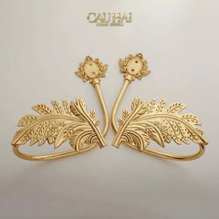 Maison Couture - Set Cột Màn Đồng - Golden Barocco Curtain Holdbacks-RÈM & MÀN CHE-CẬU HAI HOME DECOR