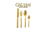 Maison Couture - Set Dao Muỗng Nĩa 4 Món H Class Soleil Pillar Monolith Prestige Dinner Cutlery Set 4pcs-Dinner Cutlery Set Dao Muỗng Nĩa-CẬU HAI HOME DECOR