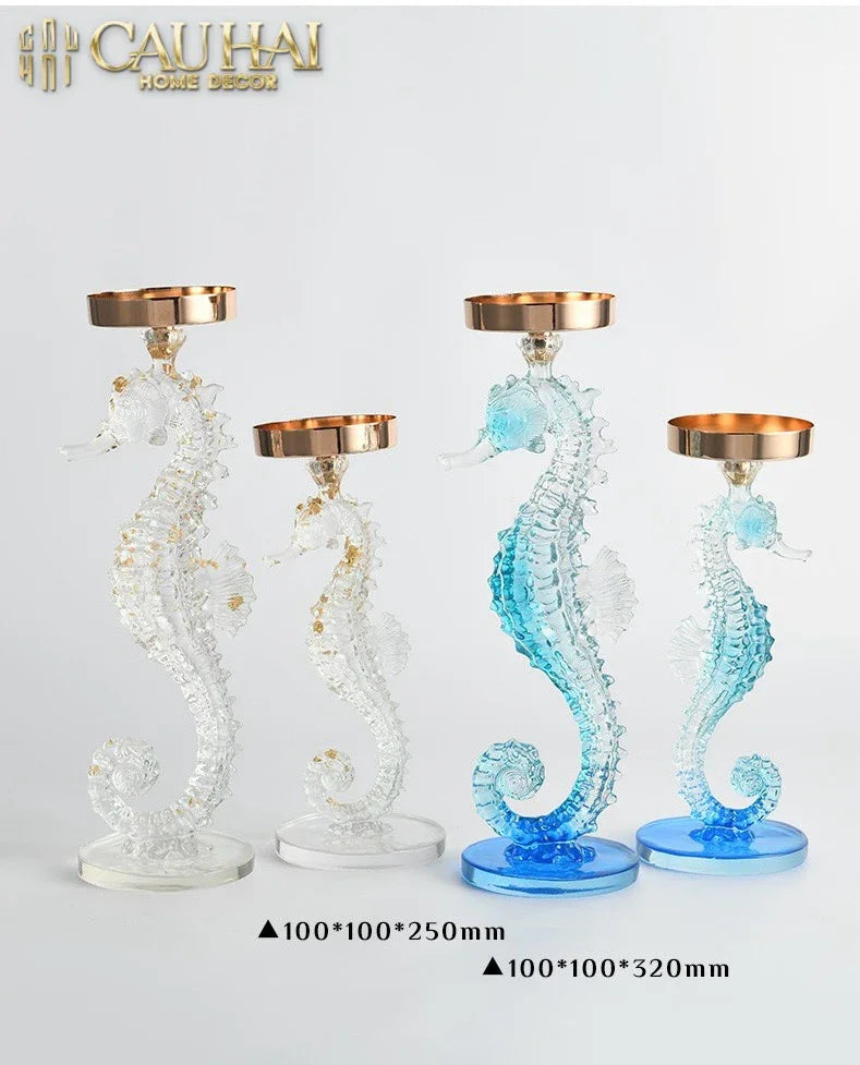 Maison Couture - Set Đế Nến Seahorse Duo-ĐẾ NẾN-CẬU HAI HOME DECOR