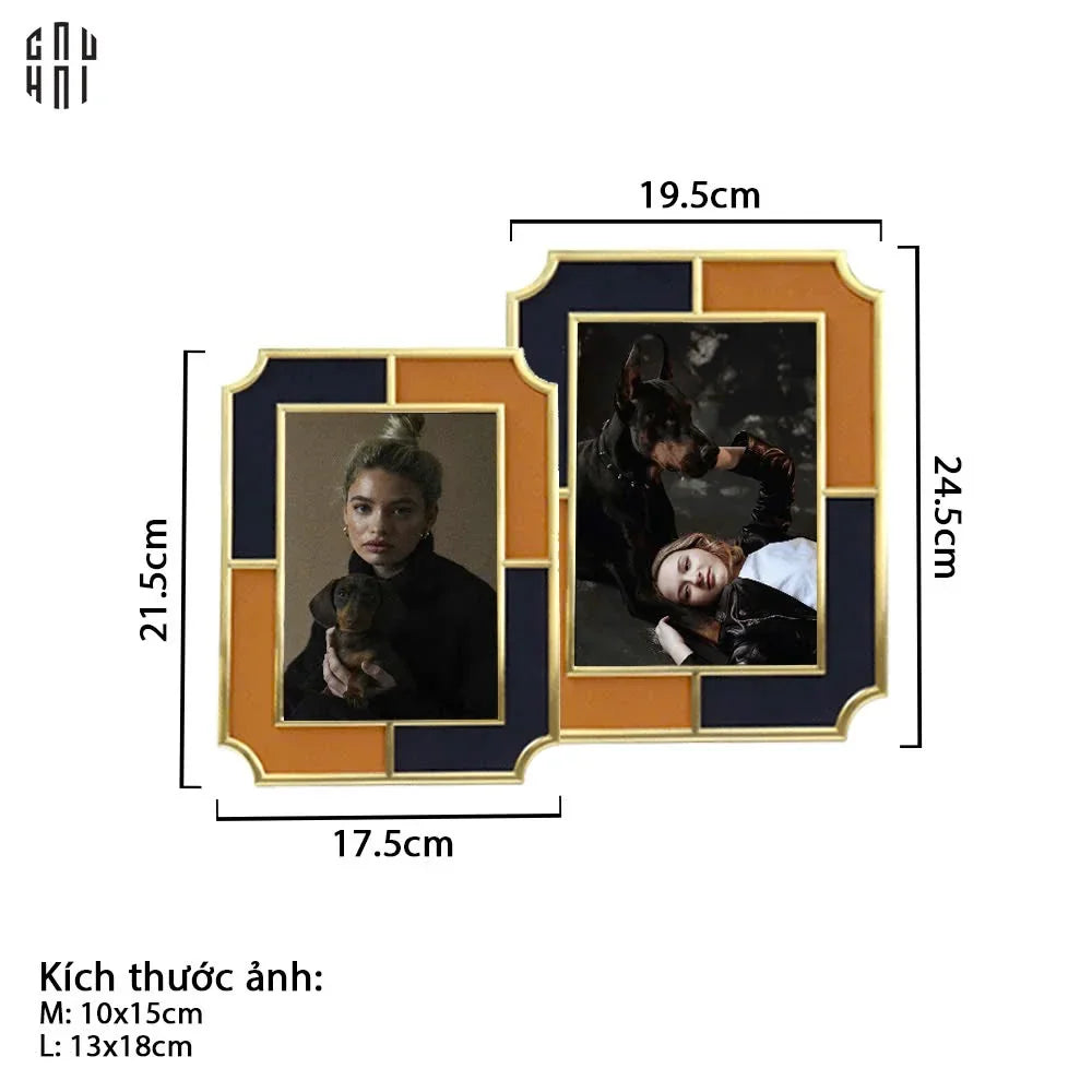 Maison Couture - Set Khung Ảnh Da Leather Atélier Allure Iconique-KHUNG ẢNH-CẬU HAI HOME DECOR