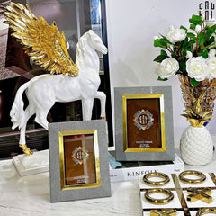 Maison Couture - Set Khung Ảnh Da Leather Tiffany Élégance-CẬU HAI HOME DECOR