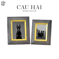 Maison Couture - Set Khung Ảnh Da Leather Tiffany Élégance-CẬU HAI HOME DECOR
