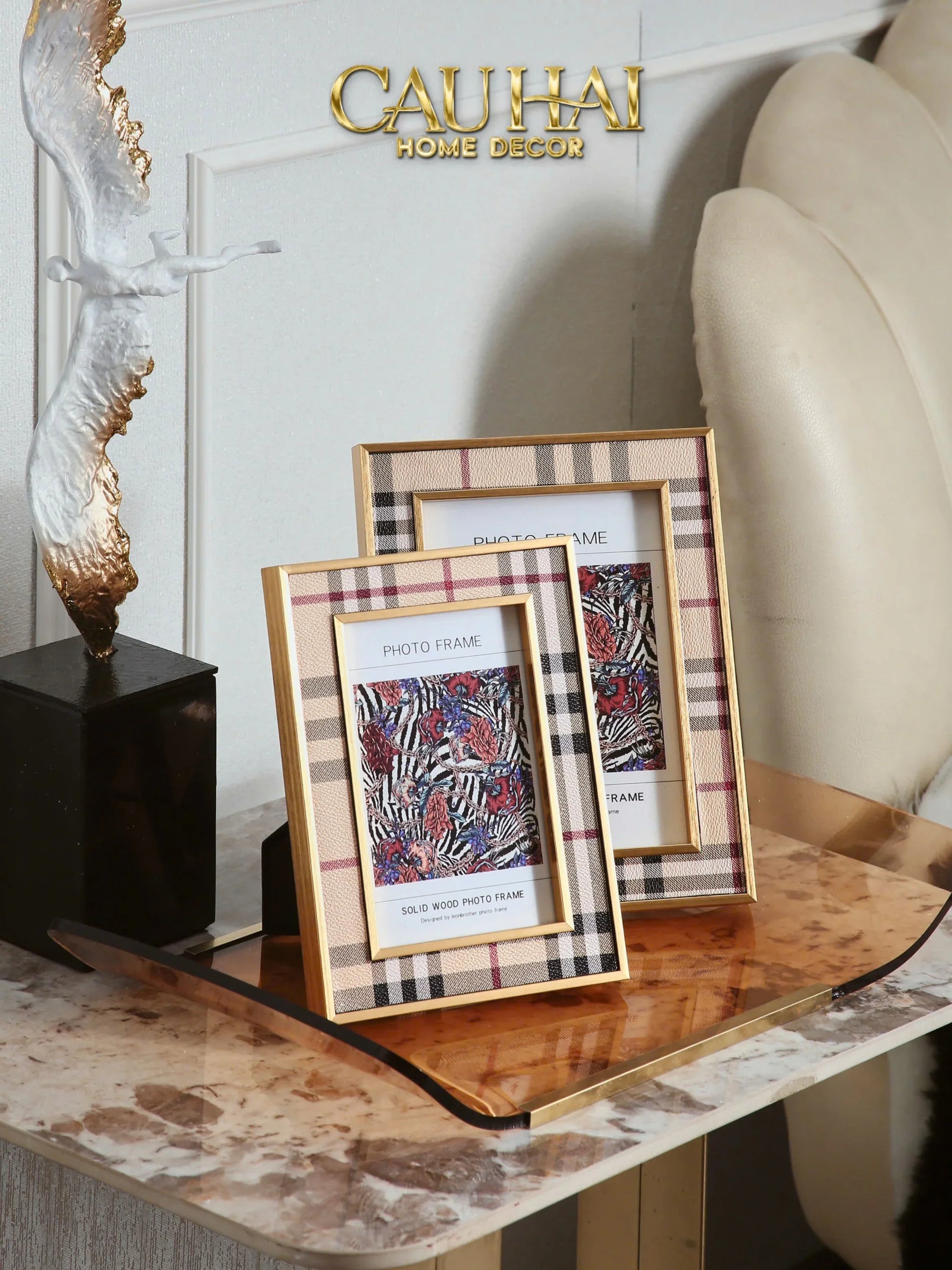 Maison Couture - Set Khung Ảnh Vintage Check Heritage-TƯỢNG TRANG TRÍ-CẬU HAI HOME DECOR