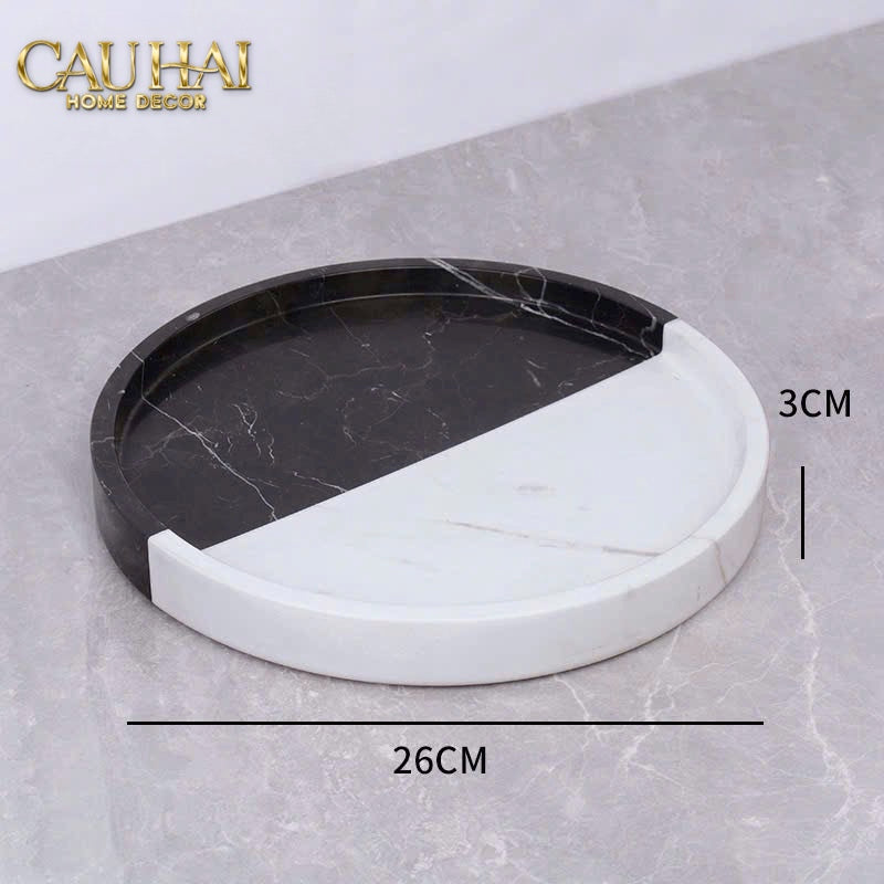 Maison Couture - Set Nhà Tắm Đá Marble - Monolith Noir & Ivoire Intellectual Vanity 4Pcs - CẬU HAI HOME DECOR