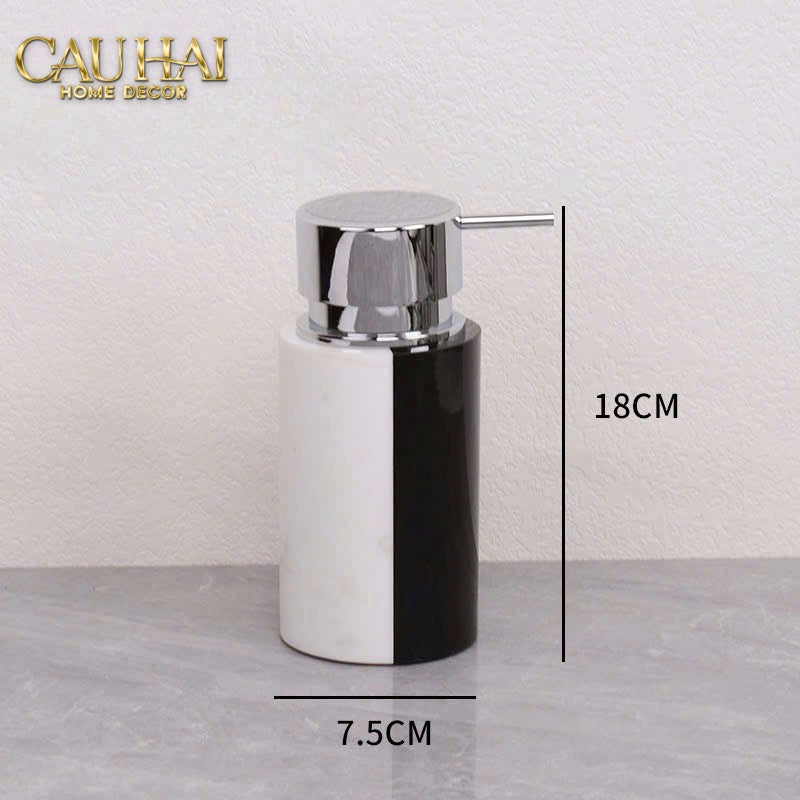 Maison Couture - Set Nhà Tắm Đá Marble - Monolith Noir & Ivoire Intellectual Vanity 4Pcs - CẬU HAI HOME DECOR