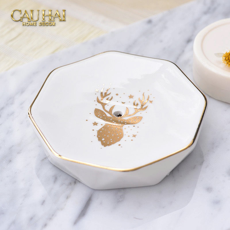 Maison Couture - Set Nhà Tắm Élégance Miel Doré – Golden Queen Bee 5Pcs - CẬU HAI HOME DECOR