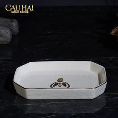 Maison Couture - Set Nhà Tắm G Class Élégance Miel Doré – Golden Queen Bee 5Pcs-CẬU HAI HOME DECOR