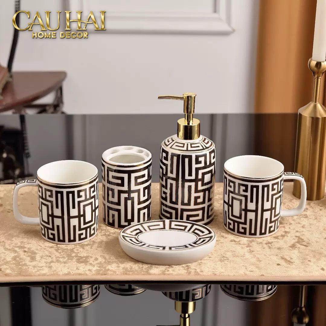 Maison Couture - Set Nhà Tắm GVC Symmetry Code · Intellectual Chic Vanity 5Pcs - CẬU HAI HOME DECOR