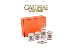 Maison Couture - Set Nhà Tắm H Class Oriental Héritage Cheval Premium 5Pcs Bathroom Vanities-CẬU HAI HOME DECOR