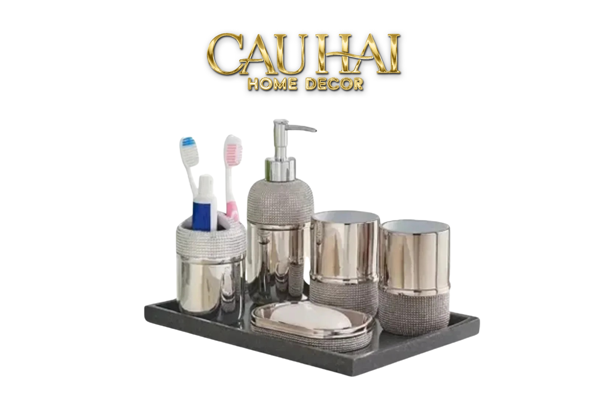 Maison Couture - Set Nhà Tắm Platinum Premium Bathroom Set - CẬU HAI HOME DECOR