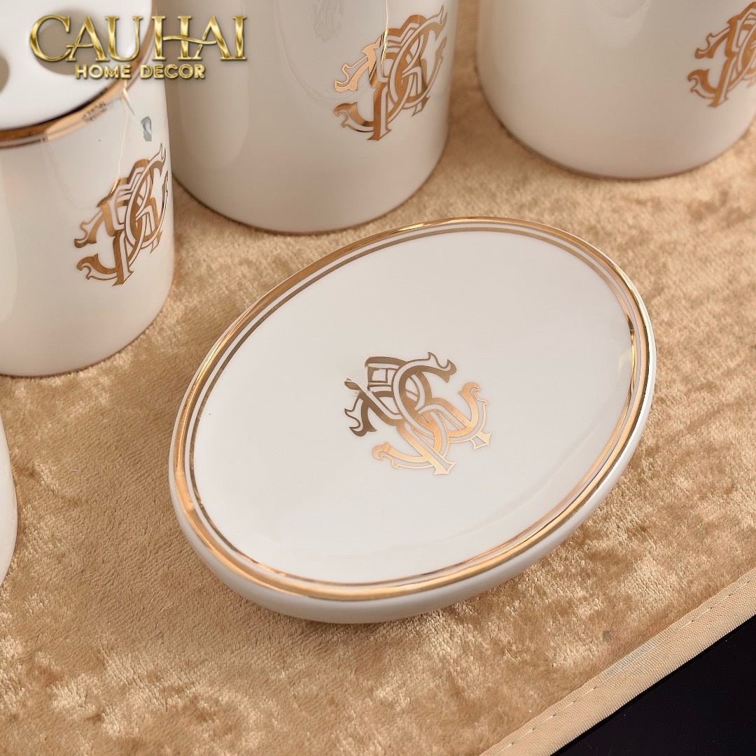 Maison Couture - Set Nhà Tắm Renaissance Cavalleria D’Ivoire 5Pcs - CẬU HAI HOME DECOR