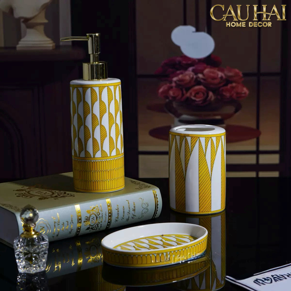 Maison Couture - Set Nhà Tắm Soleil de Versailles 5Pcs - CẬU HAI HOME DECOR