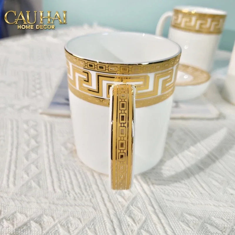 Maison Couture - Set Nhà Tắm V Class Medusa Golden Greek Key Bathroom Vanity 5Pcs-Set nhà tắm bathroom vanities-Đối tác tại Trung Quốc theo từng đơn đặt hàng-CẬU HAI HOME DECOR