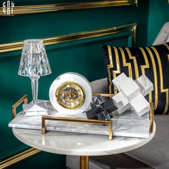 Maison Couture - Set Tượng Marble Cross Reflection - Ss25-TƯỢNG TRANG TRÍ-CẬU HAI HOME DECOR