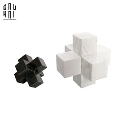 Maison Couture - Set Tượng Marble Cross Reflection - Ss25-TƯỢNG TRANG TRÍ-CẬU HAI HOME DECOR