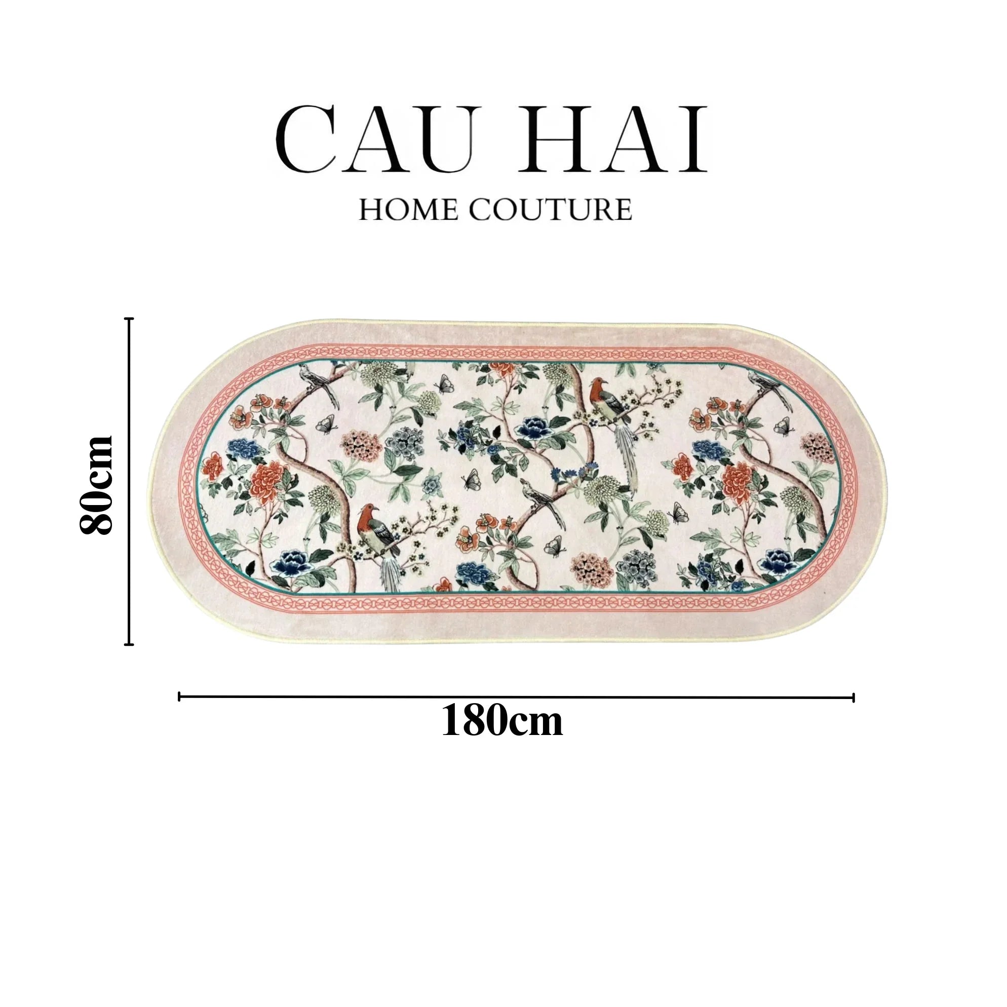 Maison Couture - Thảm Bed Sợi Polyfiber 80X180 La Muse Privé Bedding Rugs-CẬU HAI HOME DECOR