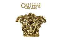 Maison Couture - Tượng Bình Hoa V Class Golden Goddess Medusa Fascination 20x34x22-TƯỢNG TRANG TRÍ-CẬU HAI HOME DECOR