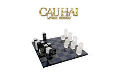 Maison Couture - Tượng Bộ Bàn Cờ Pha Lê Majestic Cristalleries Chess 37x37x9-CẬU HAI HOME DECOR
