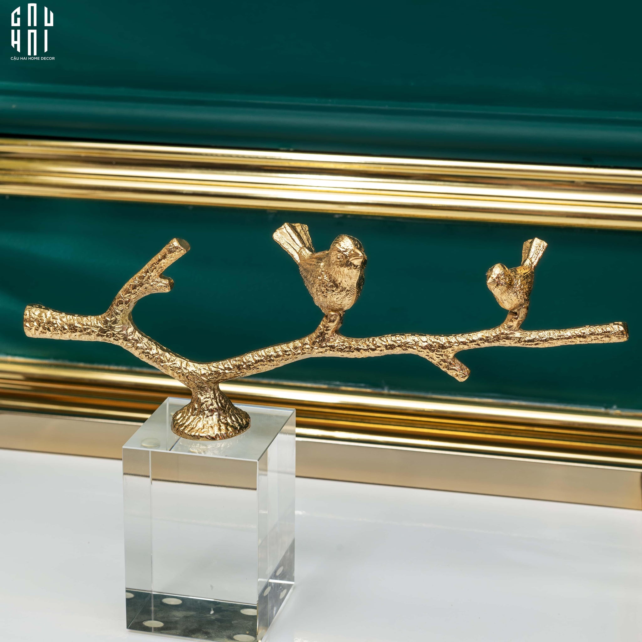 Maison Couture - Tượng Brasson Crystal Four Seasons Bird Ss25-CẬU HAI HOME DECOR