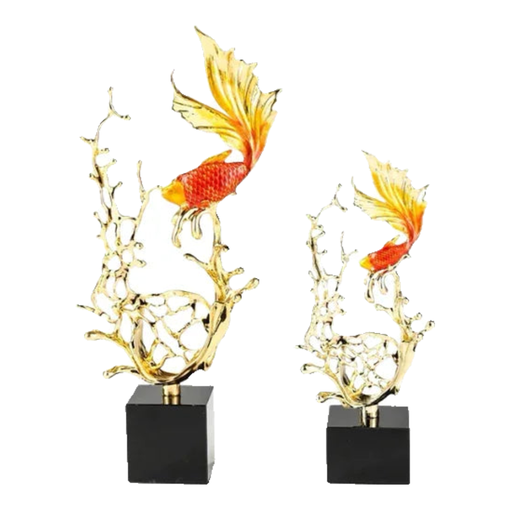 Maison Couture - Tượng Cá Chép Vượt Vũ Môn Coralia Impériale Ss25