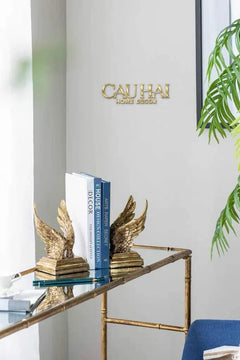 Maison Couture - Tượng Chặn Sách Cánh Thiên Thần - Gabriel Angel Wings 15x15x7.5-CẬU HAI HOME DECOR