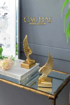 Maison Couture - Tượng Chặn Sách Cánh Thiên Thần - Gabriel Angel Wings 15x15x7.5-CẬU HAI HOME DECOR