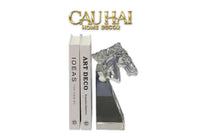 Maison Couture - Tượng Chặn Sách Đơn - Ngựa Pha Lê Cristalleries Cheval Bookend-CẬU HAI HOME DECOR