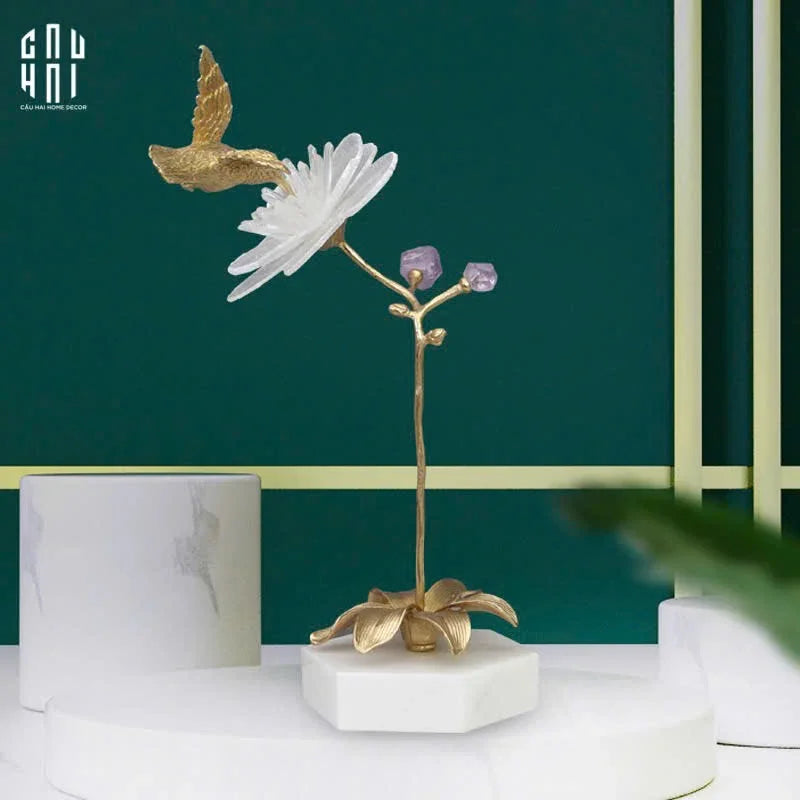 Maison Couture - Tượng Chim Hoàng Yến Embrace Canari Ss25-TƯỢNG TRANG TRÍ-CẬU HAI HOME DECOR