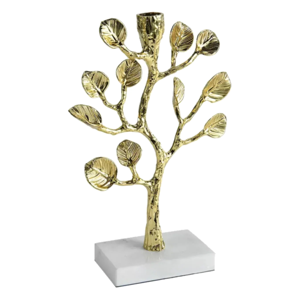 Maison Couture - Tượng Đế Nến Nhánh Cây Đồng Elysian Divinity Aquarium Branch H27 - CẬU HAI HOME DECOR