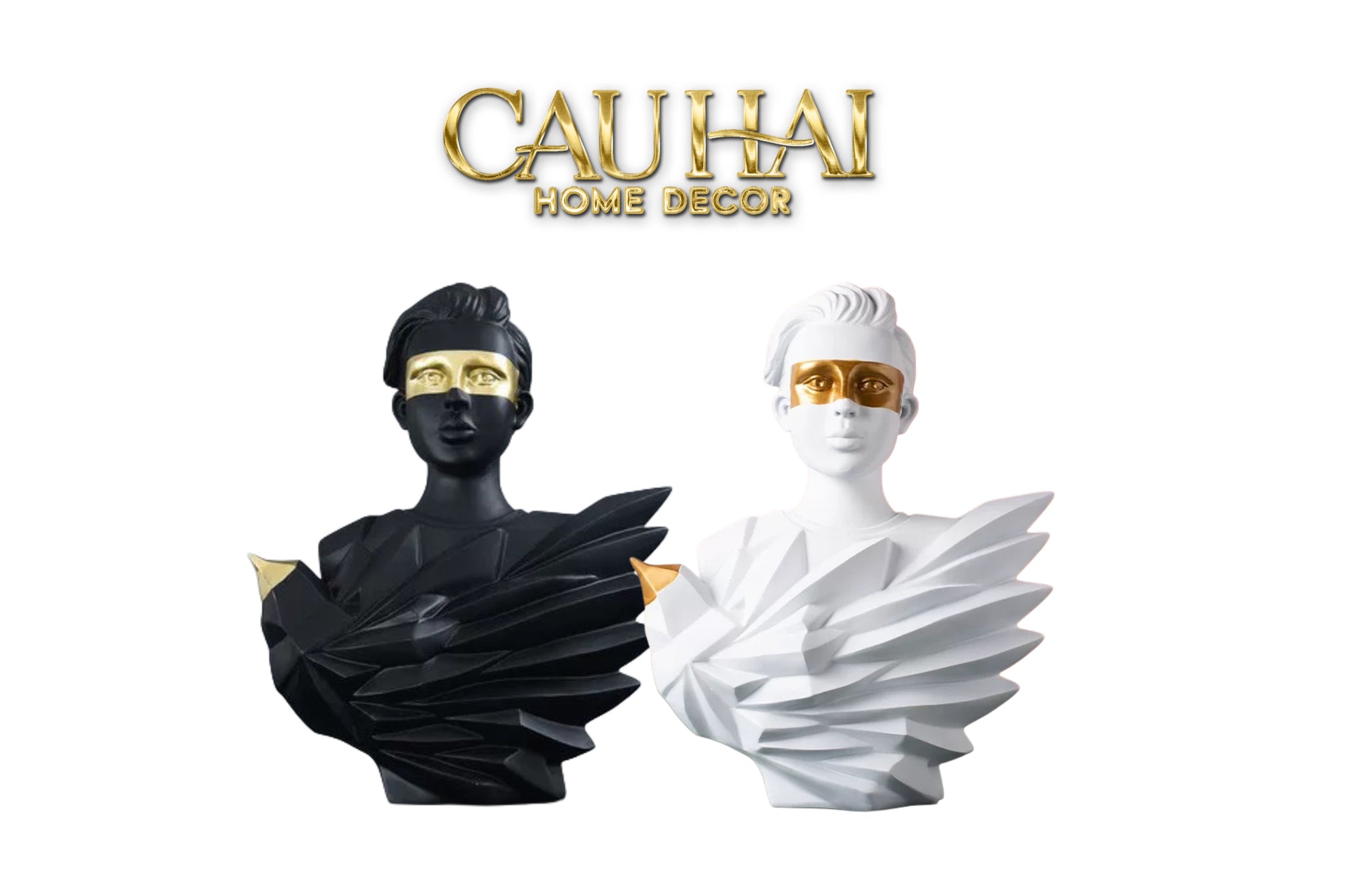 Maison Couture - Tượng Đôi Cánh Aurea Silent Wings Masquerade-CẬU HAI HOME DECOR