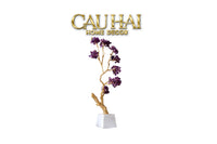 Maison Couture - Tượng Đồng Cây Trí Tuệ Đá Thạch Anh Tím Tree Of Wisdom Amethyst H55-TƯỢNG TRANG TRÍ-CẬU HAI HOME DECOR
