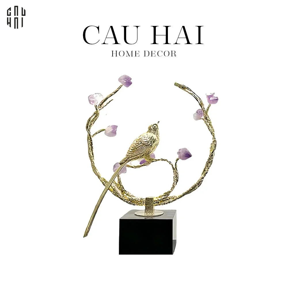 maison-couture-tuong-dong-da-thach-anh-tim-amethyst-branch-golden-bird-harmony-tuong-trang-tri-cau-hai-home-decor - CẬU HAI HOME DECOR