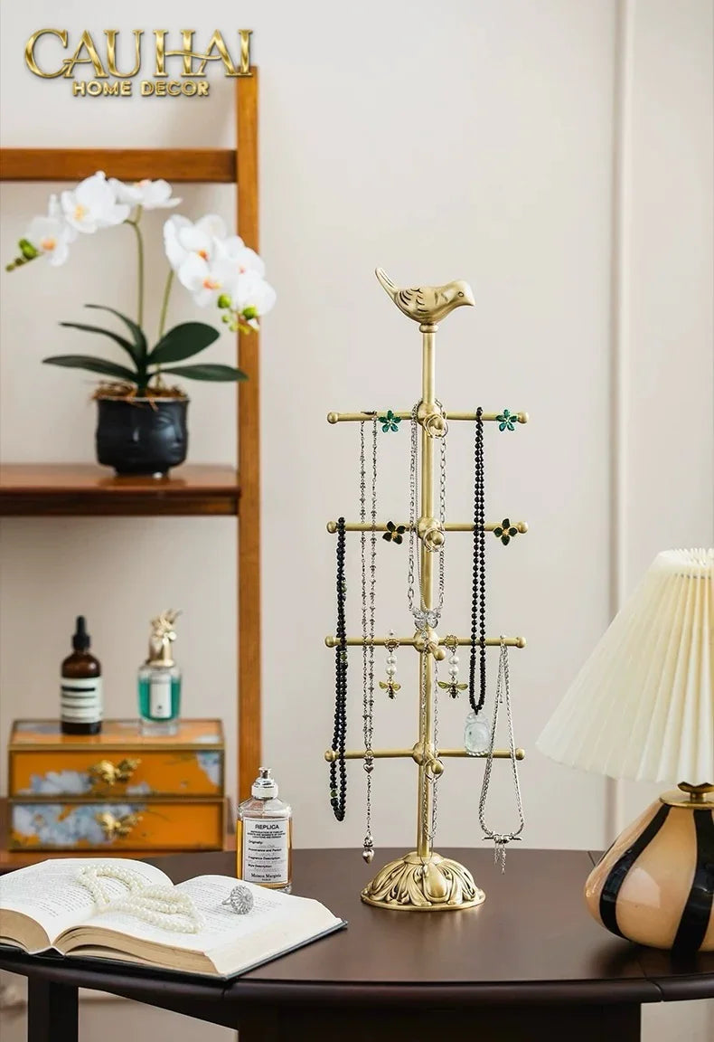 Maison Couture - Tượng Đồng Giá Kệ Treo Phụ Kiện Accessories Brasson L’Oiseau Vanity Set-CẬU HAI HOME DECOR