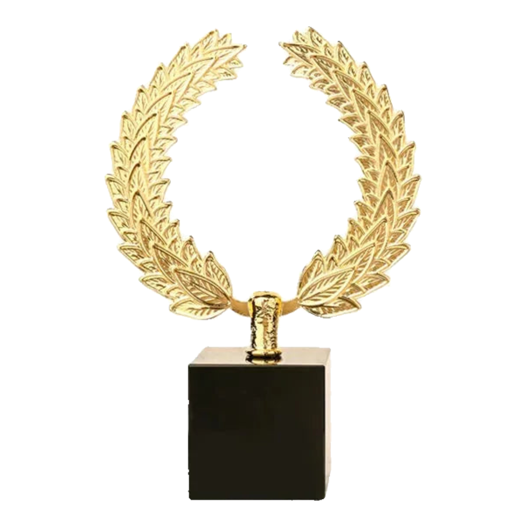 Maison Couture - Tượng Vòng Nguyệt Quế Bằng Đồng - The Glory Laurel Crown 18x24