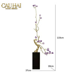Maison Couture - Tượng Đồng Lúa Mì Brasson Épi Doré Amethyst Harvest House H100-TƯỢNG TRANG TRÍ-CẬU HAI HOME DECOR